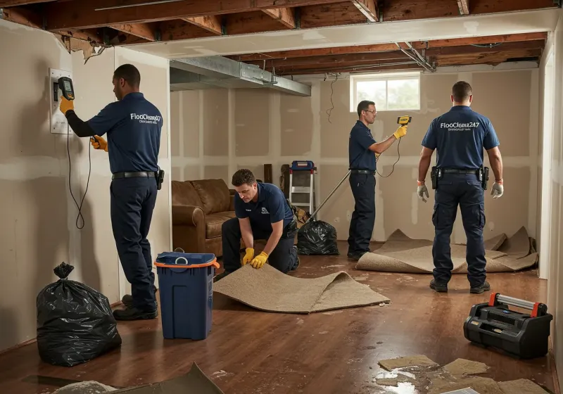 Flood DamageMaterial Assessment and Debris Removal process in North Hills, CA